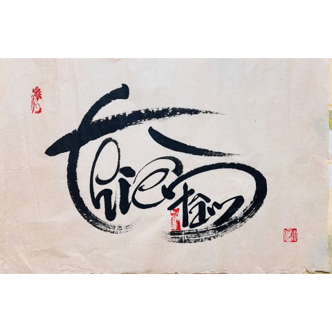 Thư pháp chữ Thiền Tâm